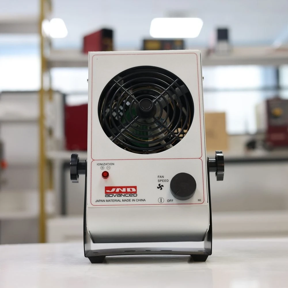 مروحة منفاخ الهواء المؤين معدات إزالة الأيونات المضادة للكهرباء الساكنة SL028 ESD مروحة إزالة الأيونات لسطح المكتب SIMCO