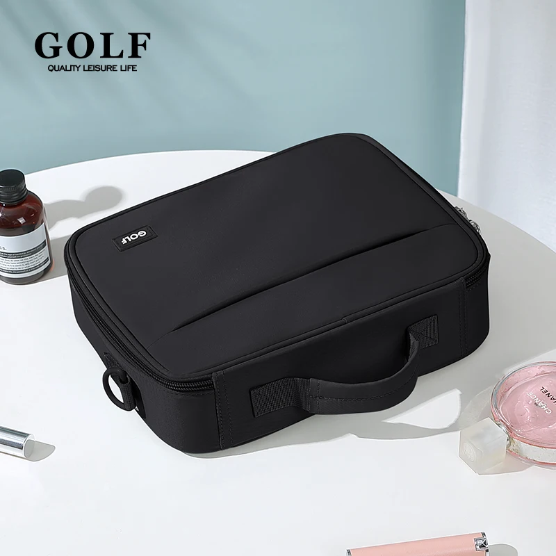 GOLF2024 New Toilet Bag, Men's and Women's Makeup Bag, Travel Case, Small Bag Storage, Handbag, Trendy Cross Shoulder Bag