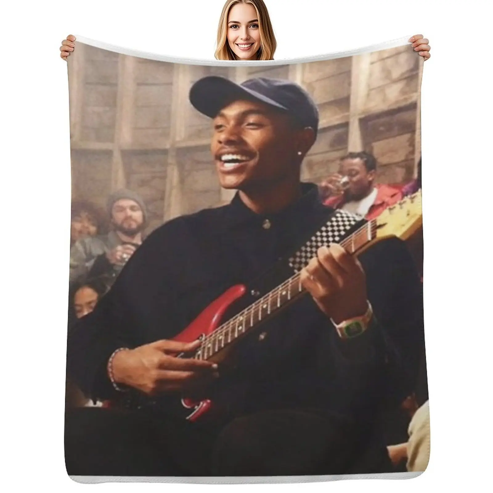 

Steve Lacy Throw Blanket Outdoor Soft Blanket for Picnic Beach Camping