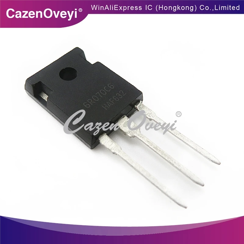 5pcs/lot IPW60R070C6 6R070C6 TO-247 600V 53A In Stock