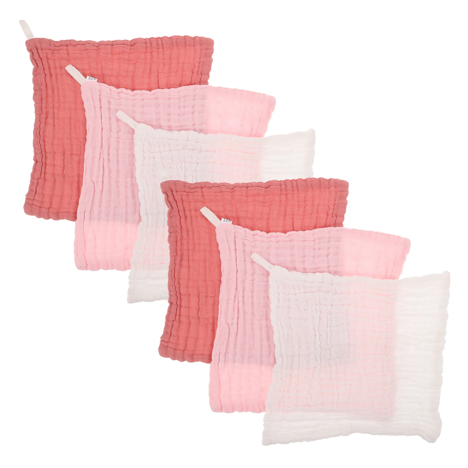 

6Pcs Baby Burp Cloths Soft Cotton Muslin Oversized Shoulder Burping Cloths Absorbent Newborn Burp Rags for Boys Girls