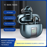 New J68 translation headset 144 languages ​​TWS Bluetooth wireless headset instant voice translation for traveling abroad trans