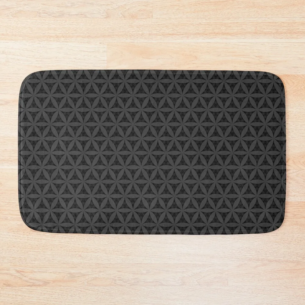 

Dark Flower Bath Mat Toilet Carpet Bath Rugs For Bathroom And Toilet Mat