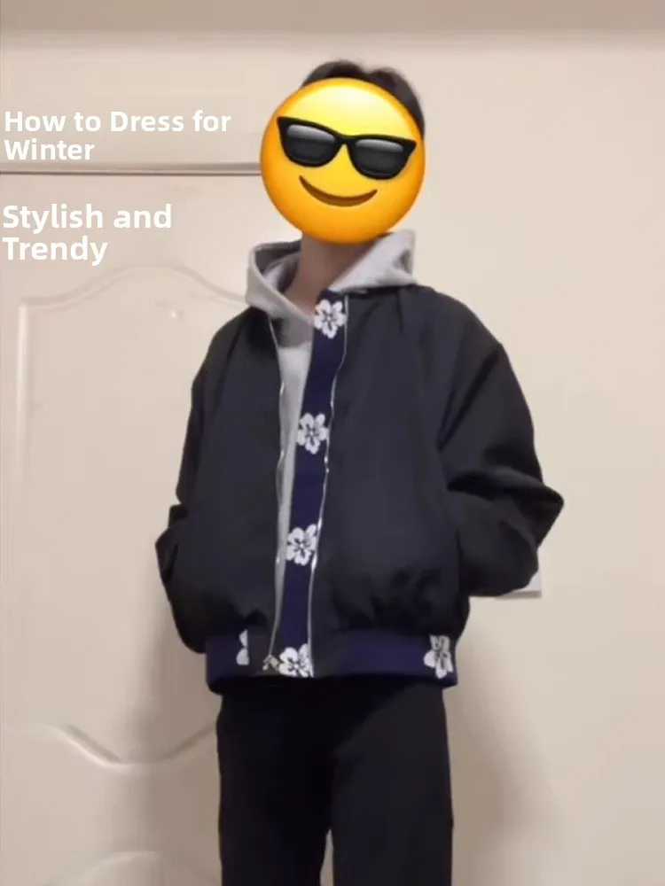 

Мужская куртка-бомбер Flight Jaet, свитер в стиле Cleanfit, осенне-зимняя модная брендовая одежда в американском уличном стиле