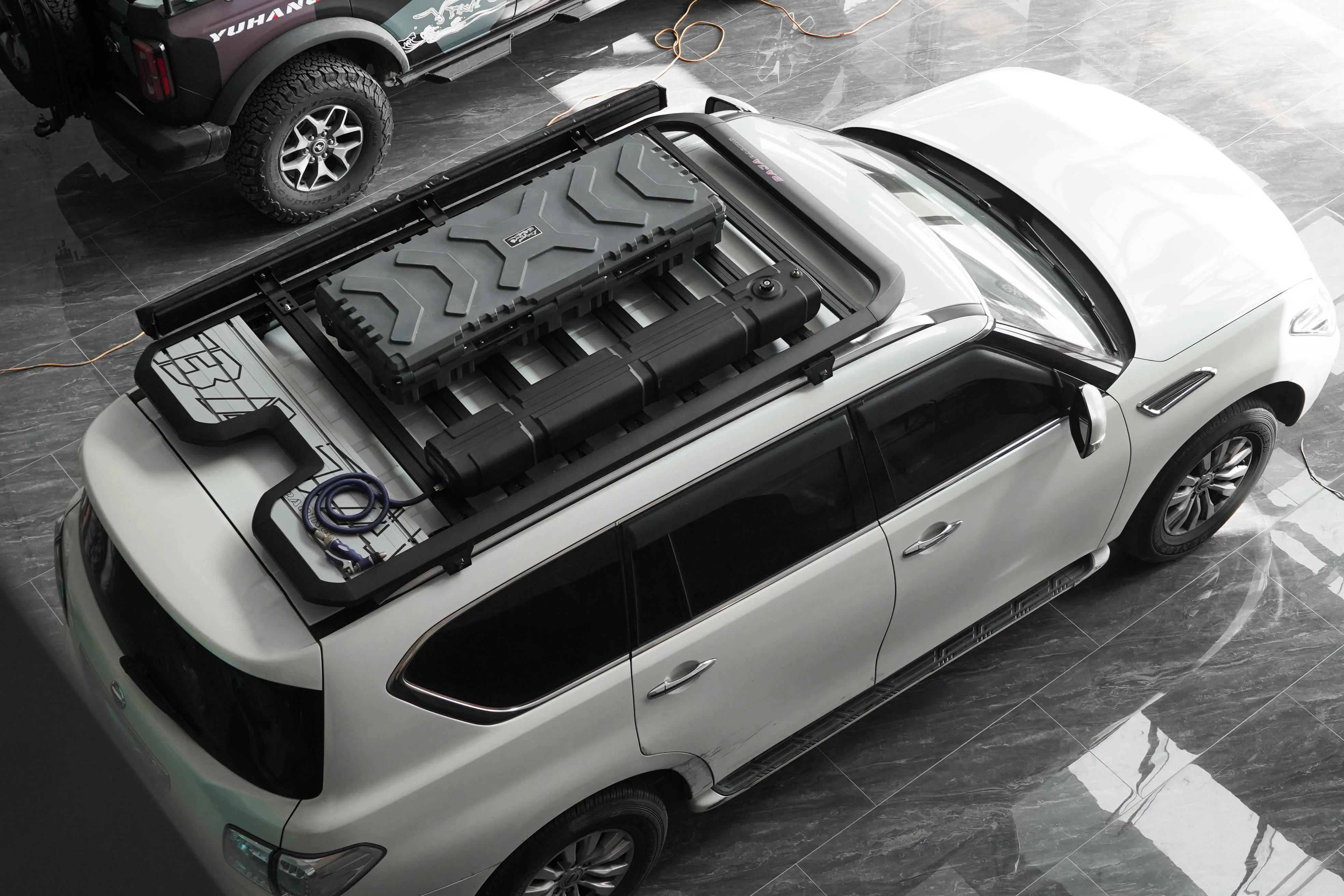 CAR ROOF RACK Aluminum Alloy Universal Roof Platform  for Flush Rails or High Raising Rails