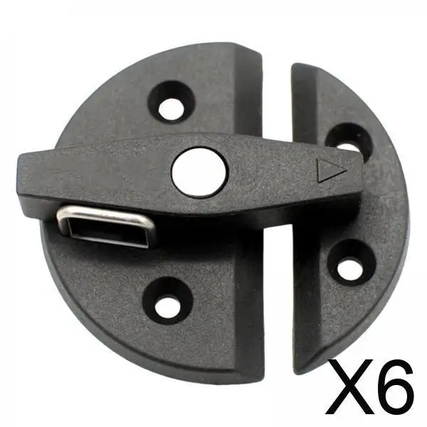 

Marine Boat Door Lock Latch 59mm Twist Catch Durable Nylon Repair Parts for Deck Hatch Replacement