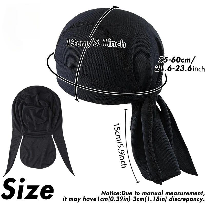 Musion Balaclava Pirate Hat for Riding Breathable Mesh Sweat Absorbing Lined Construction Site Hat Comfortable Helmet Cover