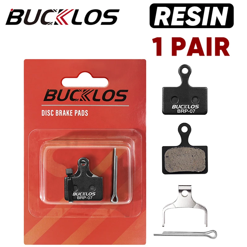 BUCKLOS Harz-Scheibenbremsbeläge für SHIMANO K05S Verschleißfeste Hydraulische Bremsbeläge MTB-Bremsbeläge für K03S K04S Fahrradteile