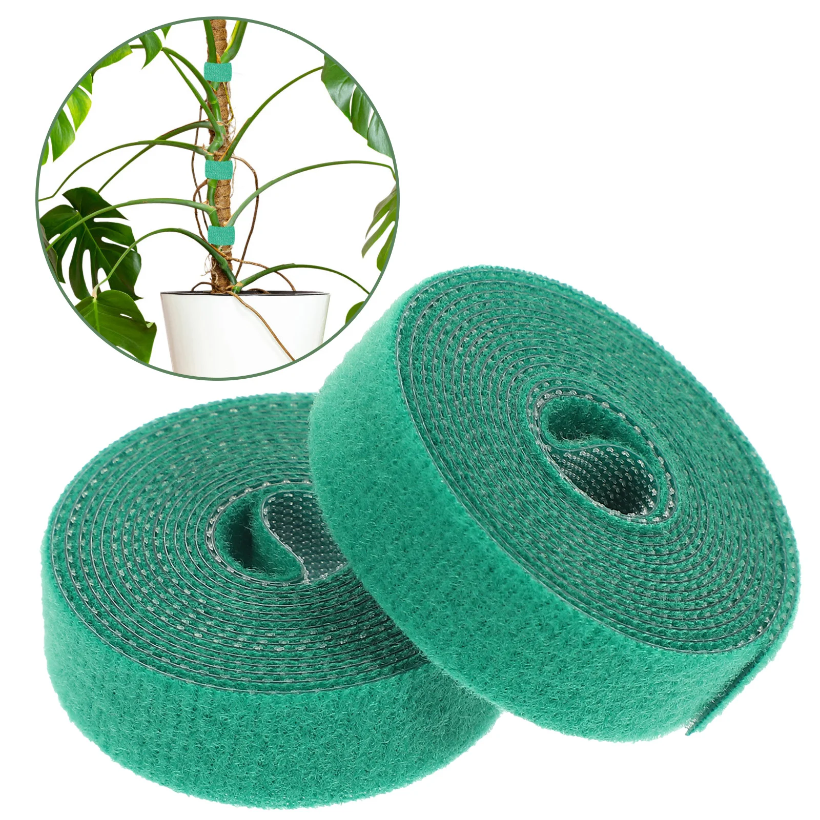 2 Pcs Plant Garden Tape Support Equipment Vinyl Stake Tie Flower Stem String Reusable for Climbing Plants Nylon Ties Fixing