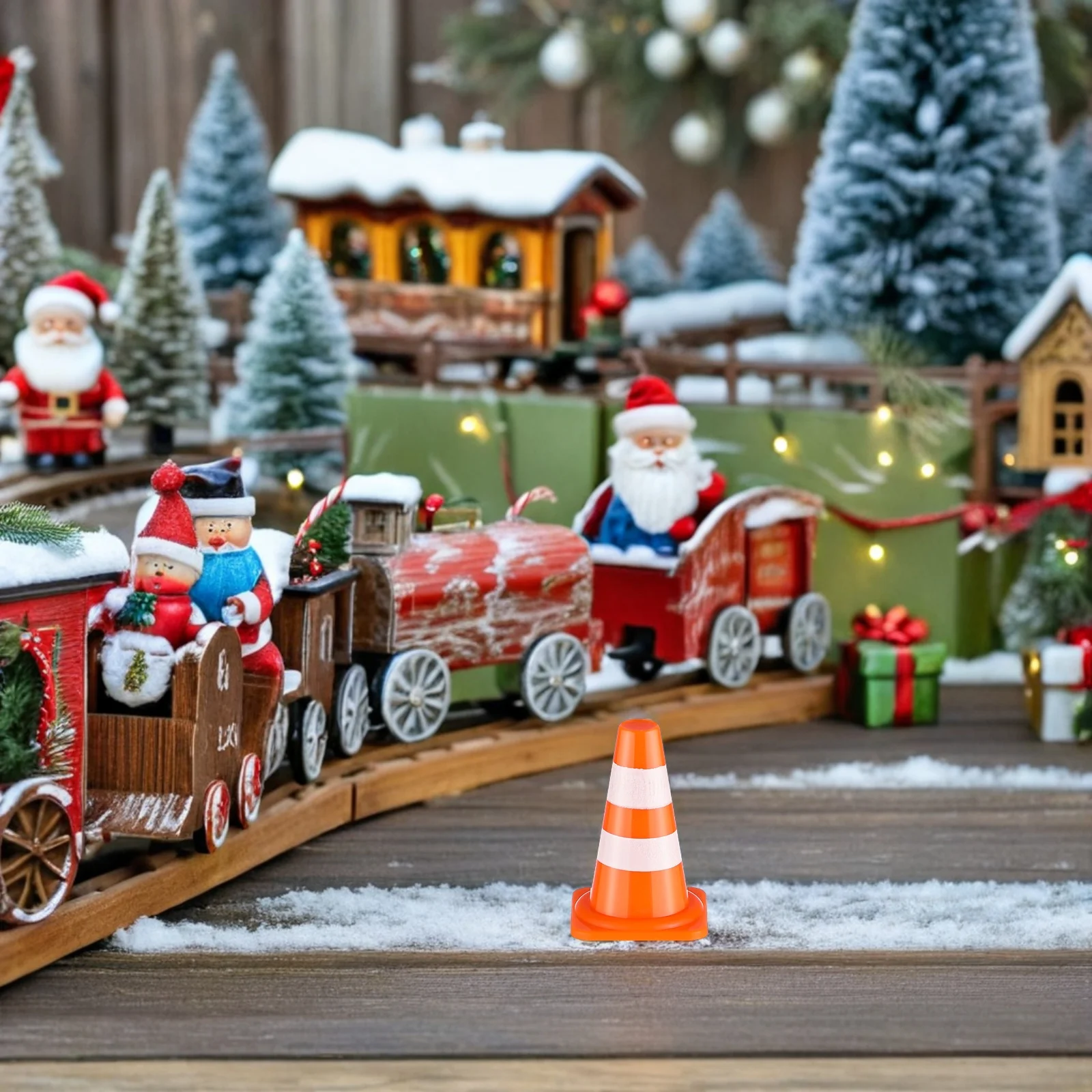 

24 миниатюрных дорожных конусов для детей, оранжевые, для симуляции дорожного движения, парковки, обучения и игр на тему безопасности дорожного движения