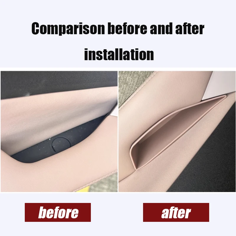 For BYD Seagull Dolphin Mini 2023 2024 Car door armrest storage box door handle door slot storage interior modification