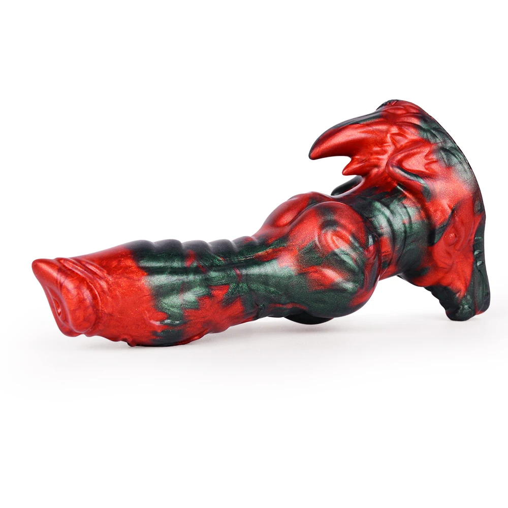 FAAK Fantasy Horse Penis Exaggerated testicle Silicone Dog Knot Dildo With Sucker Sex Toys For Women Masturbator Anal Plug