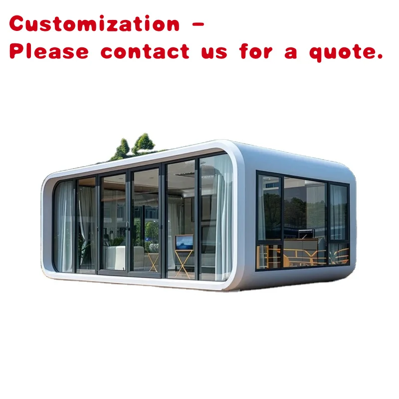 

Изготовленный на заказ сборный дом по индивидуальному заказу, сборная стальная сэндвич-панель, дизайн, офисная стручка для работы на открытом воздухе