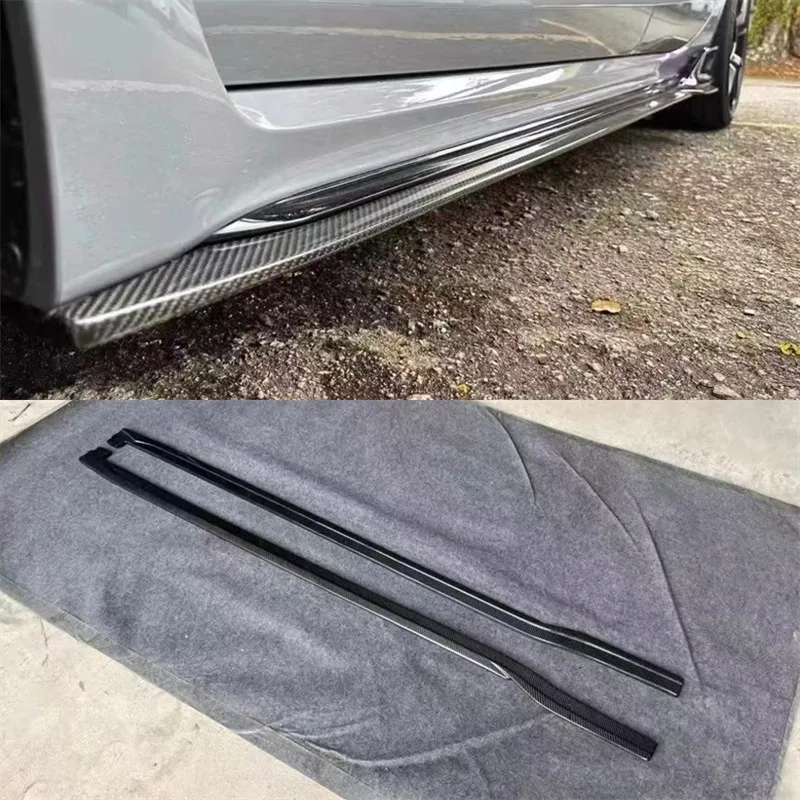 

Для Honda 11-го поколения Civic TypeR FL5 ReaI боковые юбки из углеродного волокна, расширения губ, спойлер, автомобильные аксессуары, комплект кузова