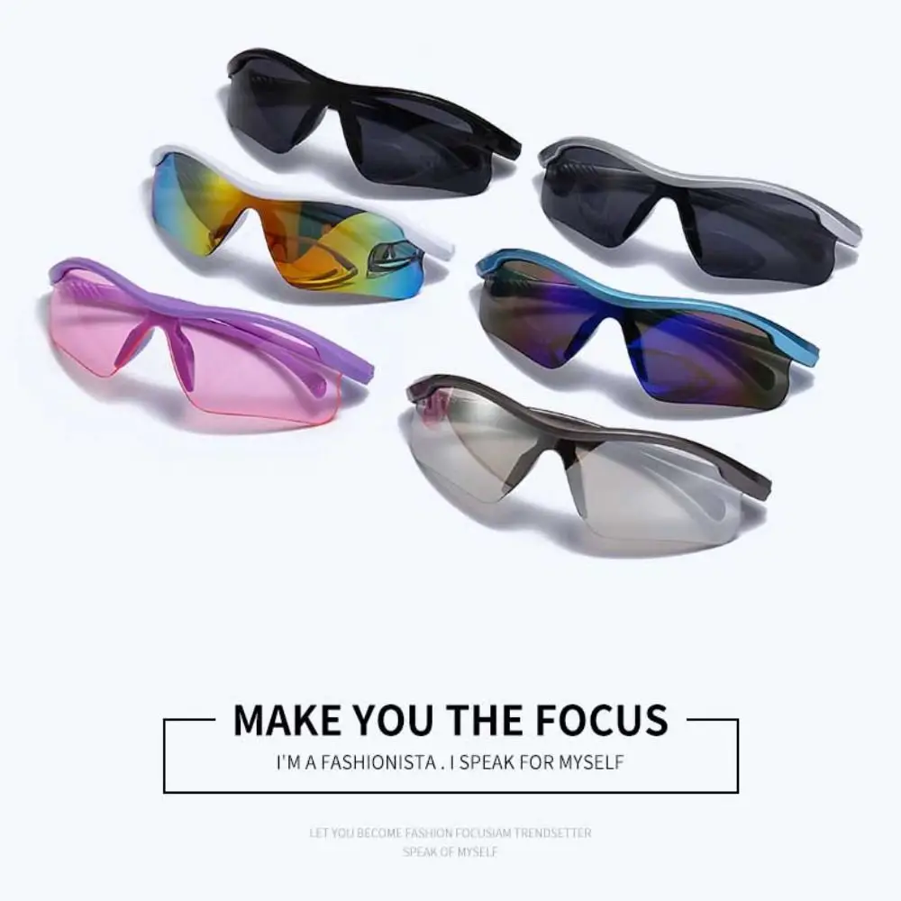Outdoor Sports Sunglasses Women Men Cycling Goggles One Piece Windproof Eyeglasses Bicycle Eyewear Fashion