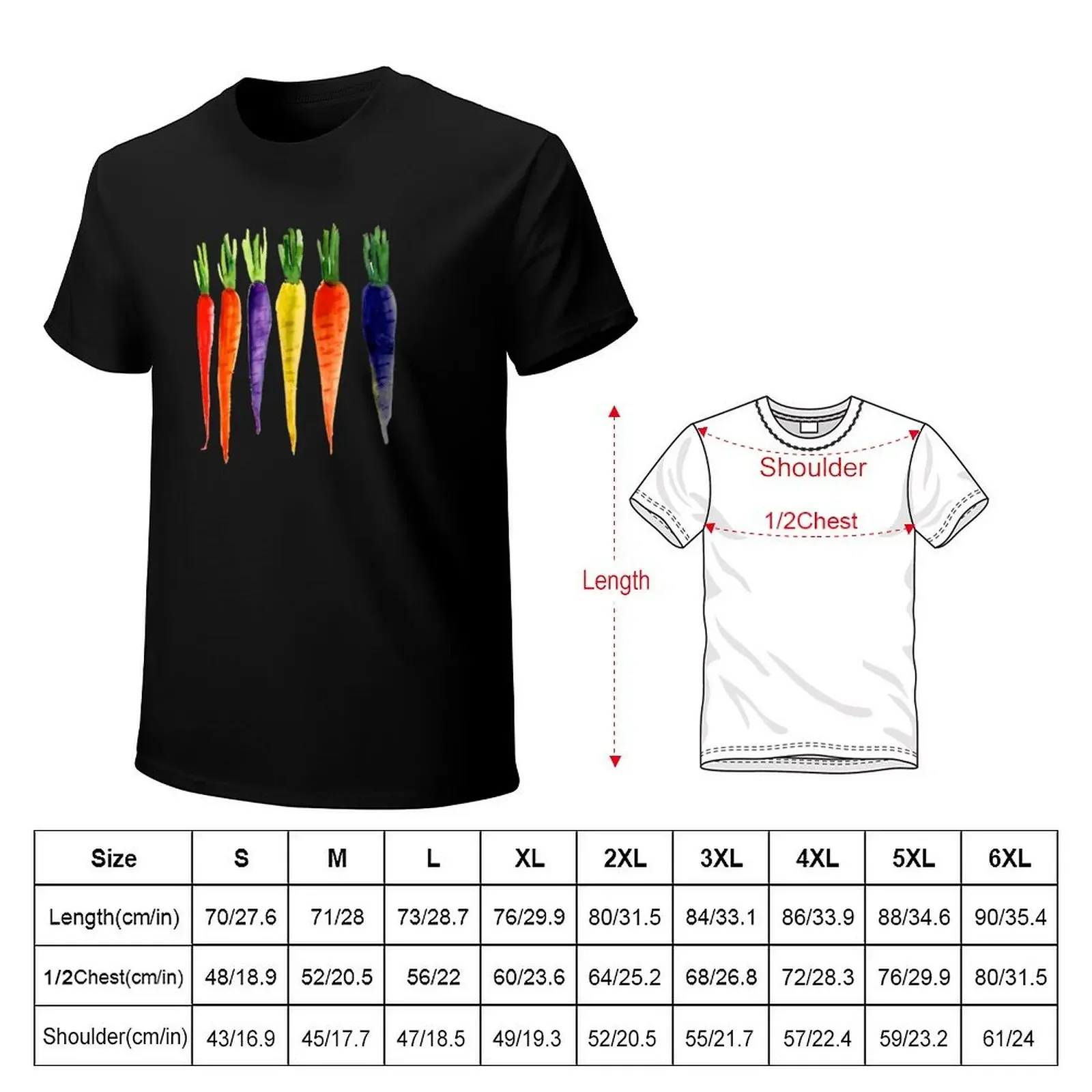 Carrots T-Shirt tees graphic tee shirt anime t shirts custom t shirt men t shirt