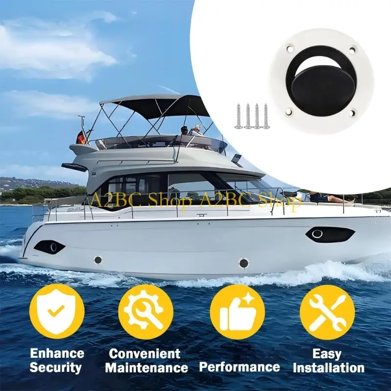 A2BC High Marine Draining Cockpit Outlet With Rubber Flap For Boats And Yachts