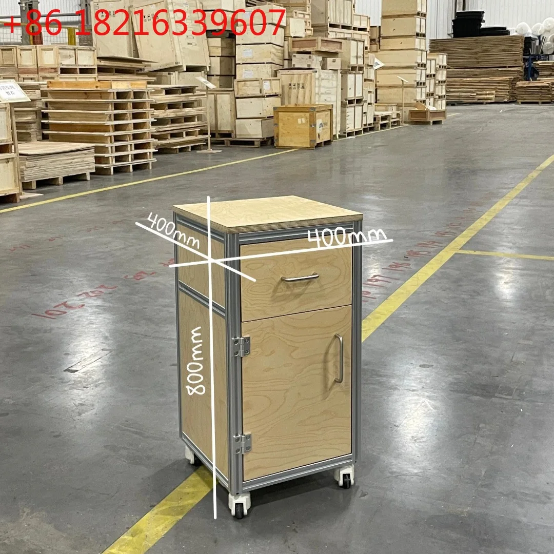 YAO custom aluminum alloy birch side cabinet with drawer storage locker workshop mobile