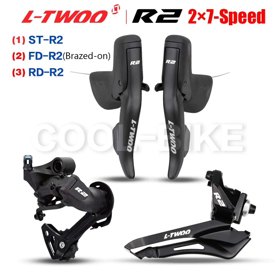 

LTWOO R2 2x7 Speed, 14s Road Groupset, Shifter + Rear Derailleurs + Front Derailleurs bike Derailleurs groupset