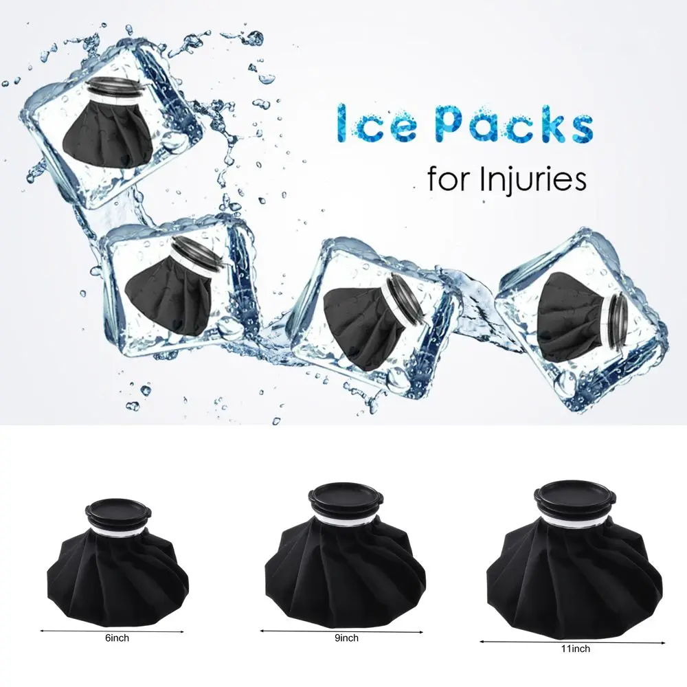 Ice Pack Cooler Bag para Joelho Cabeça Perna, Terapia Quente e Fria, Alívio da Dor, Reutilizável, Cuidados com Lesões