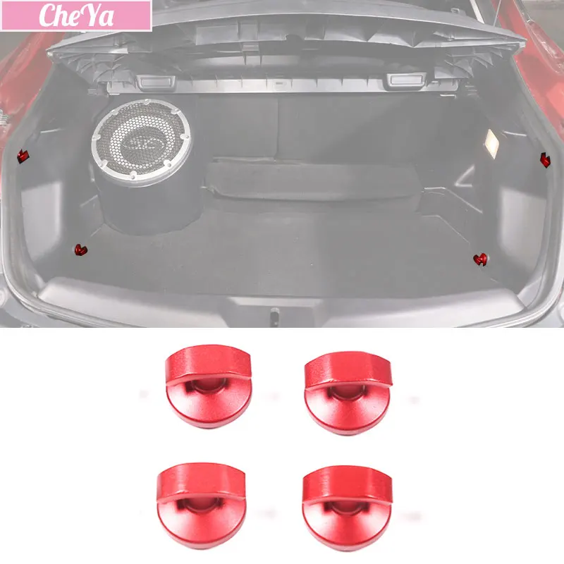 Storage Box Hook for Mitsubishi Eclipse GT 2005 - 2011 Car Trunk Storage Net Hook Aluminum Alloy Replacement Parts 4Pcs