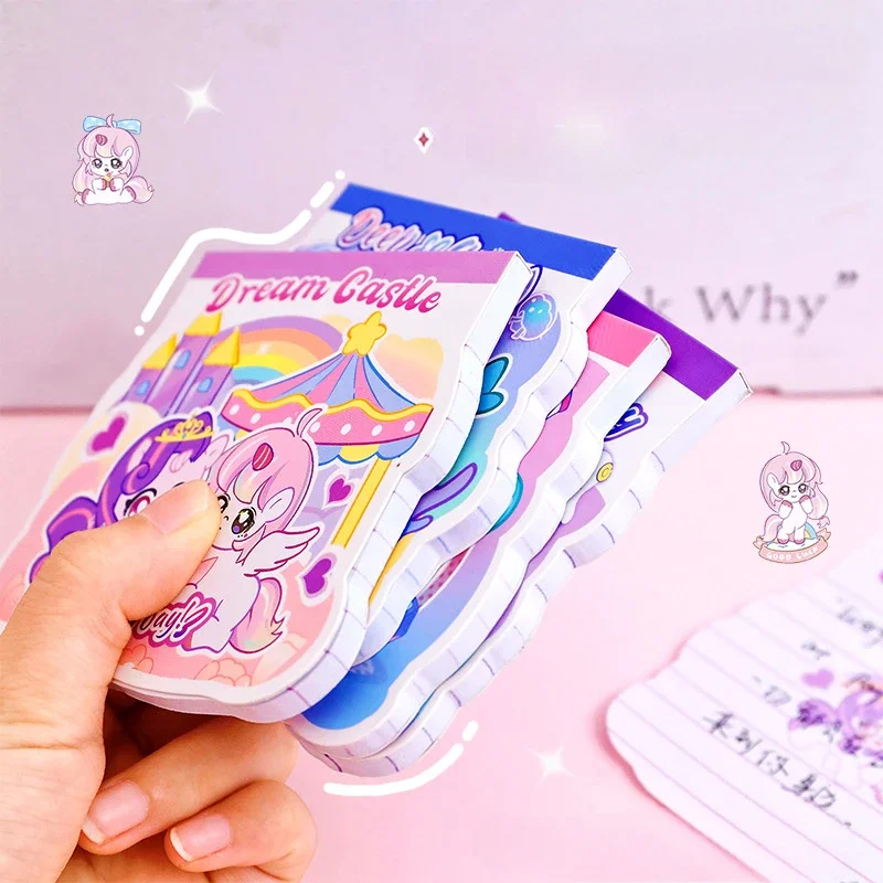 My Little Pony Notebook Cartoon Creative Tearable Student Stationery Portable Handbook Cute Kawaii Christmas Birthday Gift