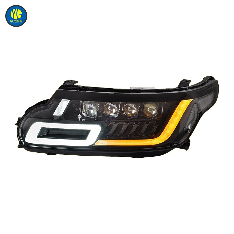 For YU GUANG for Land Range Rover Sport L494 2014-2017 Upgrade LED Headlight DRL Dynamic Turn Signal 4 Lens Projector