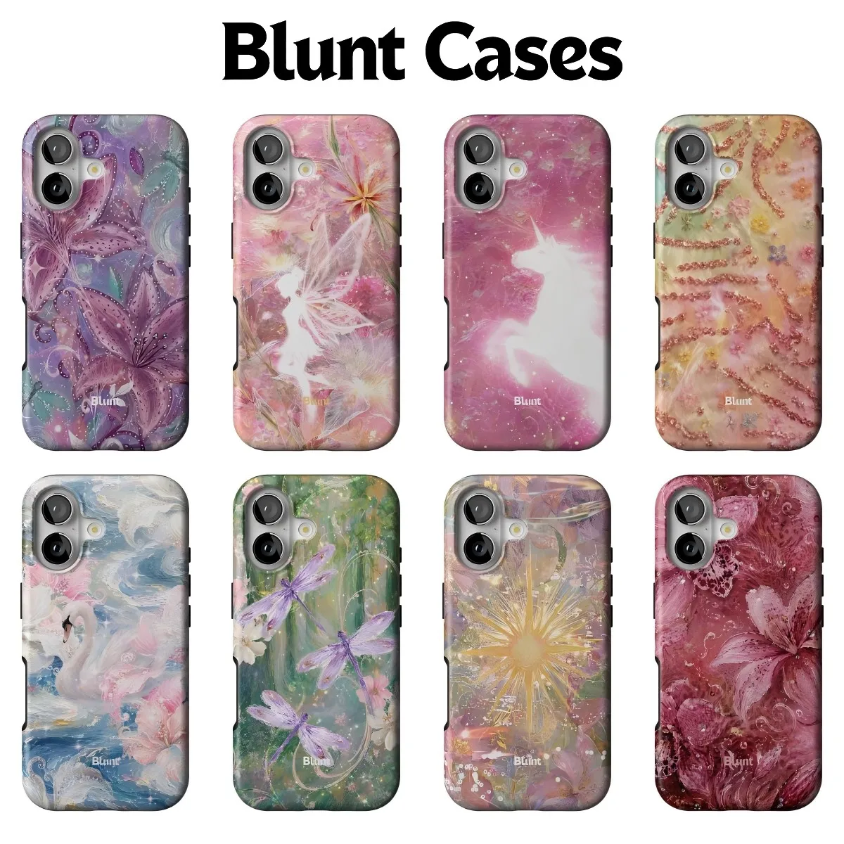 Fairycore Dreamy Fantasy Phone Case for Samsung Galaxy S23 S24 S25 S26 FE Plus Ultra Edge 5G Luxury Double-layer Back Cover