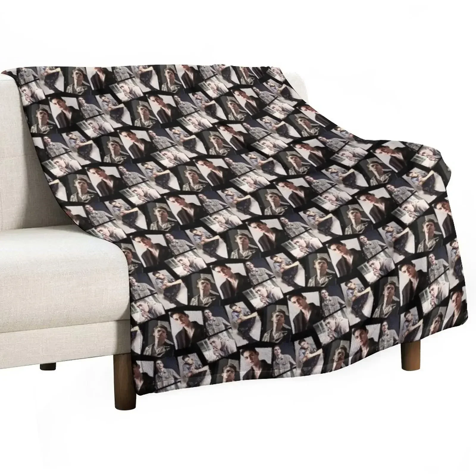 

New Hero Fiennes Tiffin Collage Throw Blanket Luxurious Soft Blanket Holiday Gift for Family