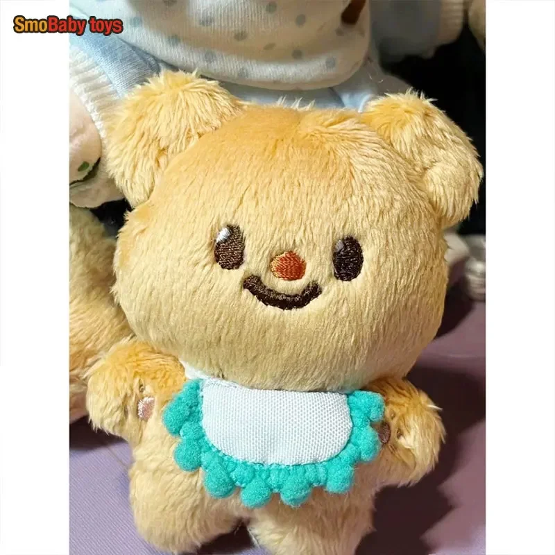 Cartoon Butter Bear Car Keychain Bonito de alta qualidade Amarelo Keyring Plush Soft Bag Pendant Decoração