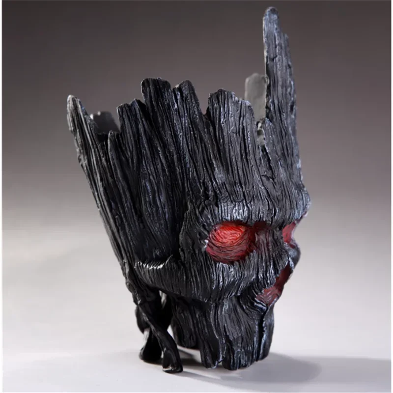 2026 New Skull Planters Pots Gothic Black Skull Halloween Flower Pots Container Home Party Bar Flowerpot Decoration Ornaments
