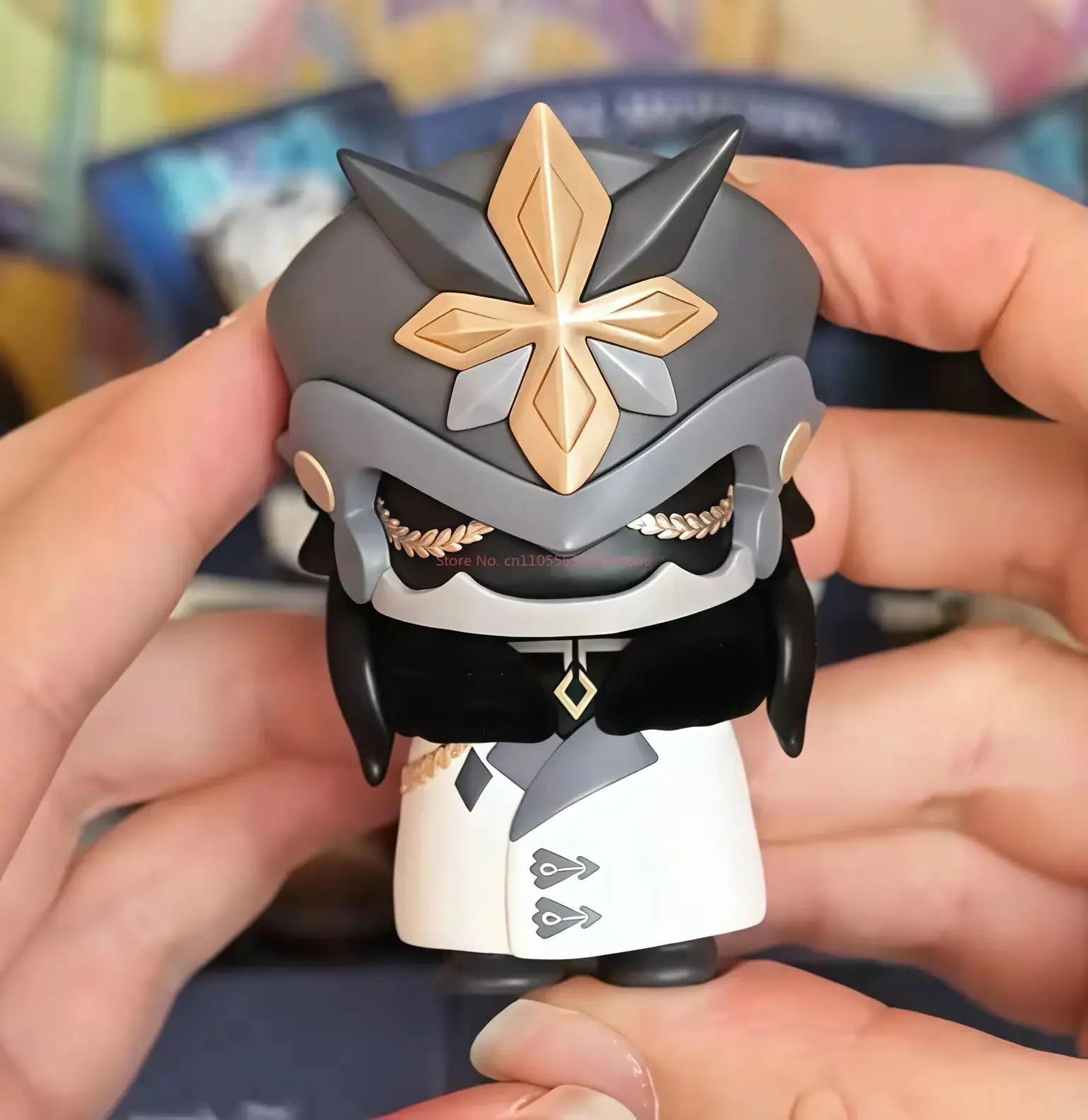Mihoyo Genshin Impact Fatui Harbinger Q Version Serie Blind Box Desktop Mini Puppe Modell Spielzeug Trend Dekoration Überraschung Geschenke – Detail 11