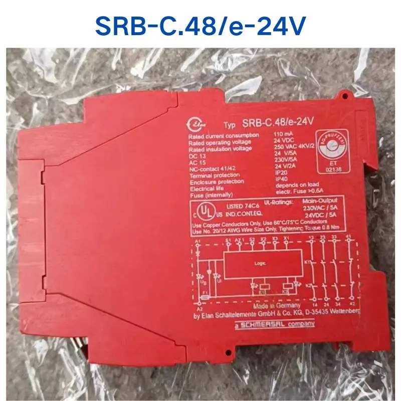 90%new for SCHMERSAL  relay SRB-C.48/e-24V 1 piece