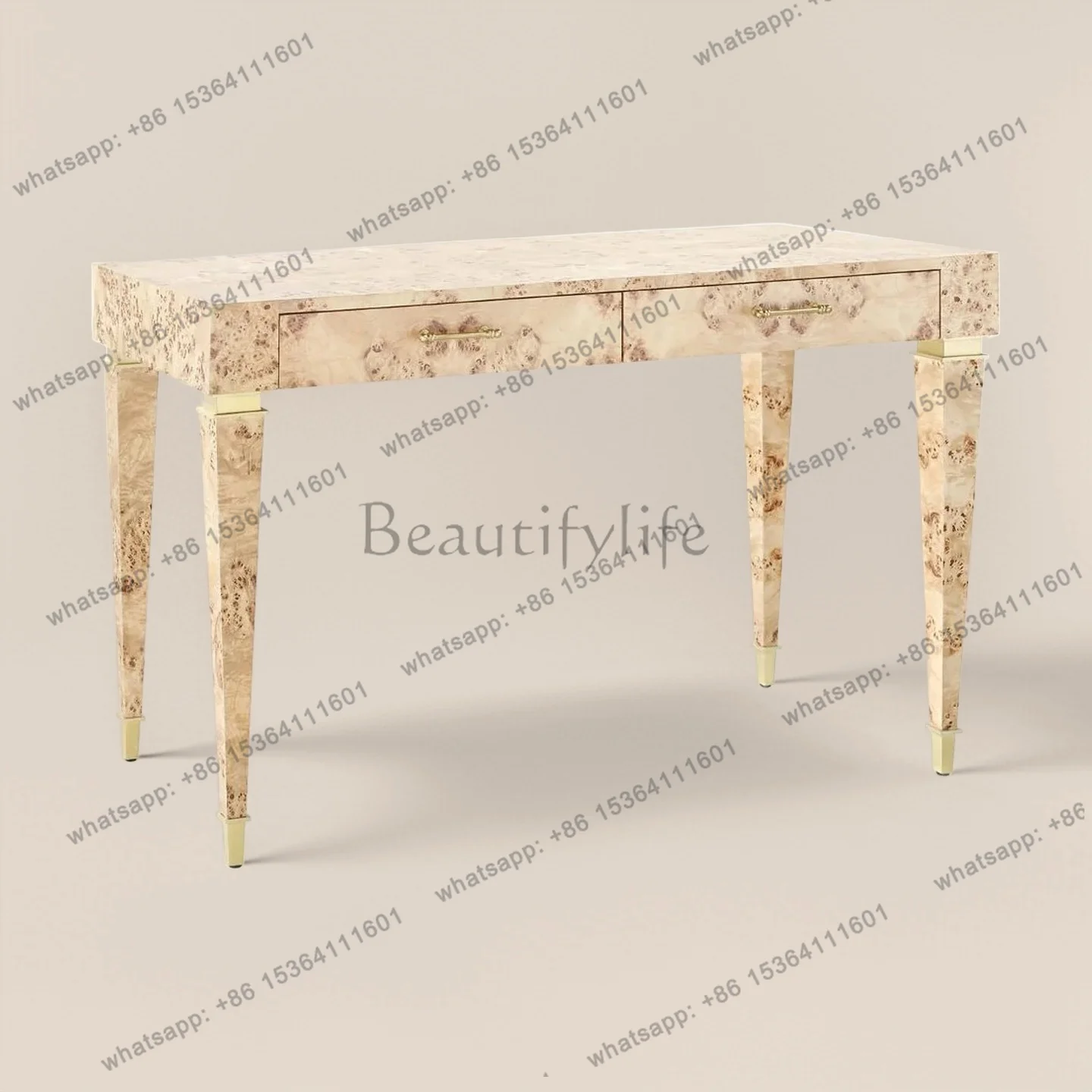 

Medieval art side table designer style high sense modern simple minimalist writing desk