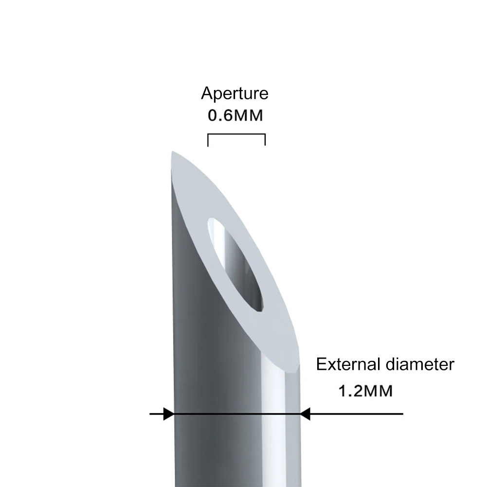 إبرة ربط دودة الأرض من الفولاذ المقاوم للصدأ ، إبرة غاز محمولة ، أداة حفر لدودة الصيد المجوفة ، 5-20: 50