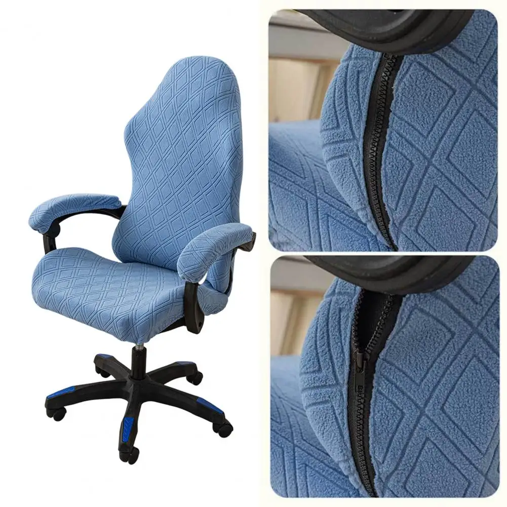 High Elasticity Chair Cover Universal Gaming Chair Cover Elastic Fabric Seat Protector Wear-resistant Moisture-wicking