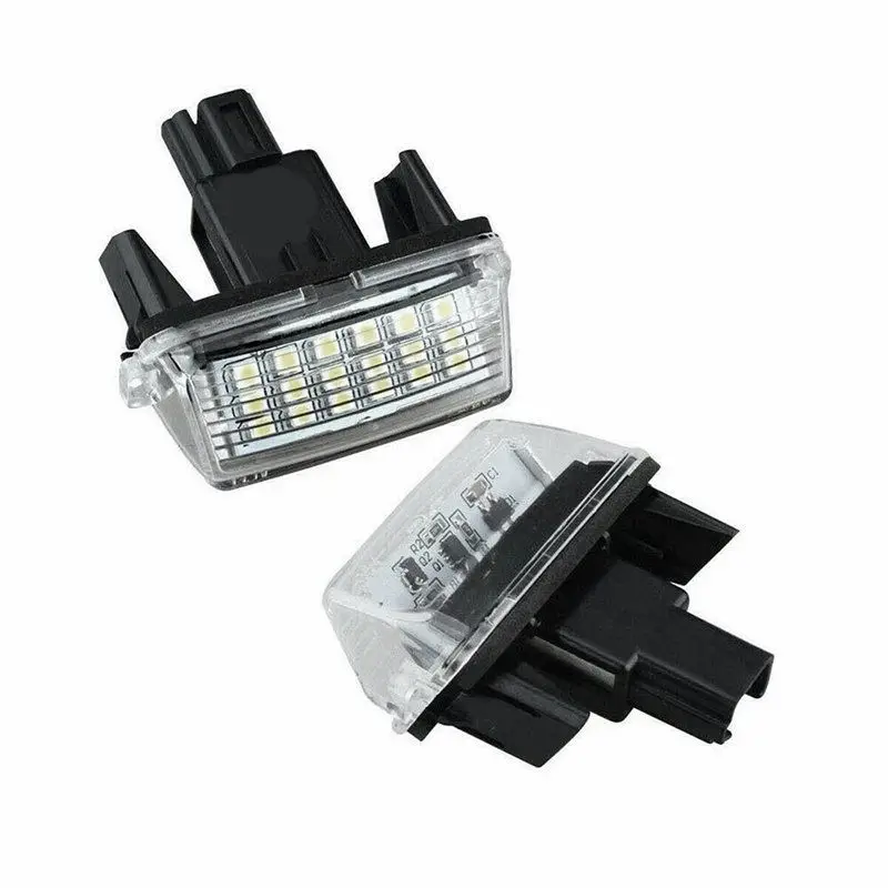 4PCS 12V LED License Plate Lights Bright White Plug & Play for Toyota Camry Avalon Auris Vios Noah Esquire