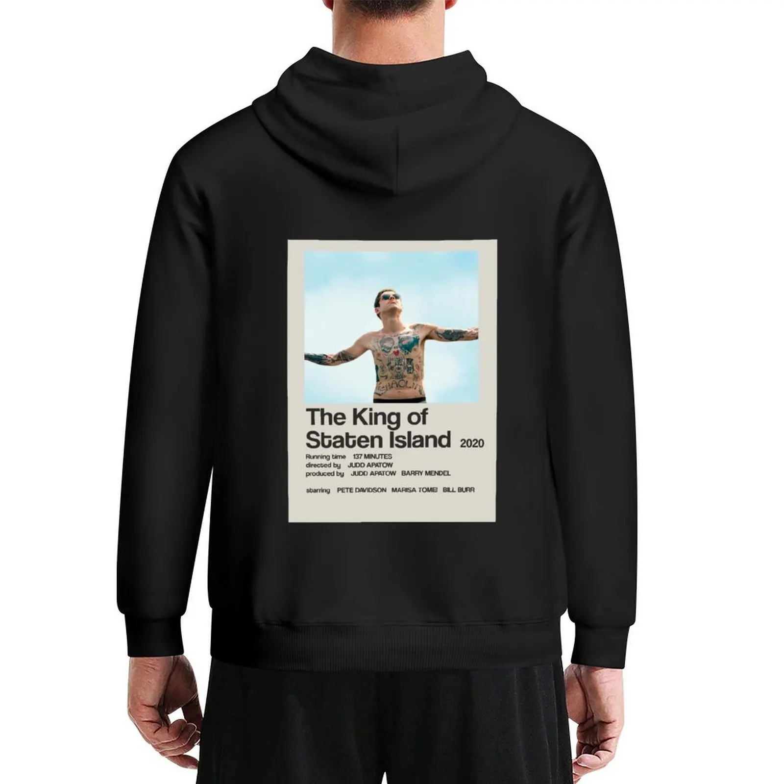 

The King of Staten Island - Pete Davidson Minimalist Poster Hoodie men's coat autumn clothes japanese hoodie