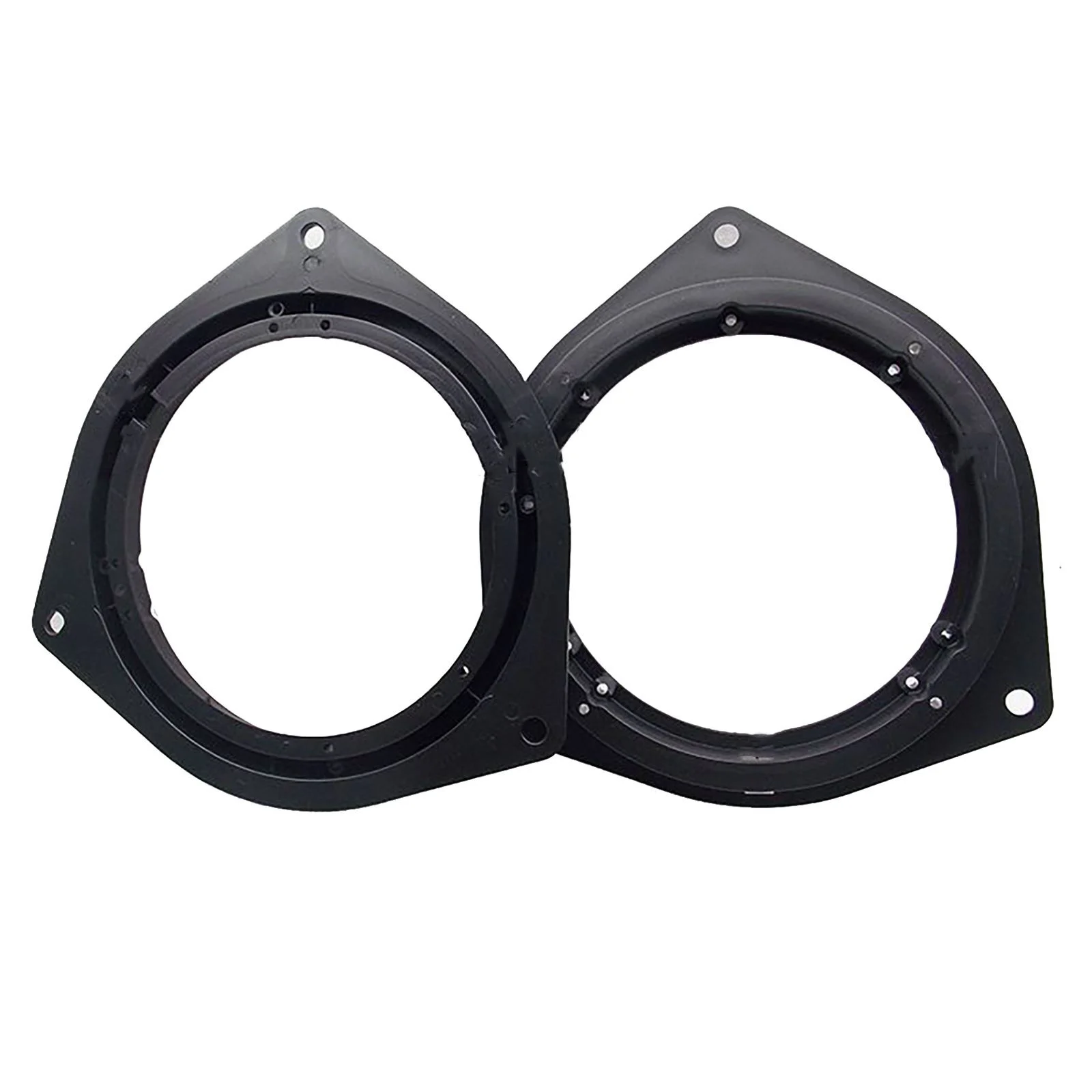 2Pcs/Set 6.5inch Car Speaker Spacers Adapter For Toyota Corolla For Celica For Matrix Plastic Black Mounting Spacer Adaptor Ring