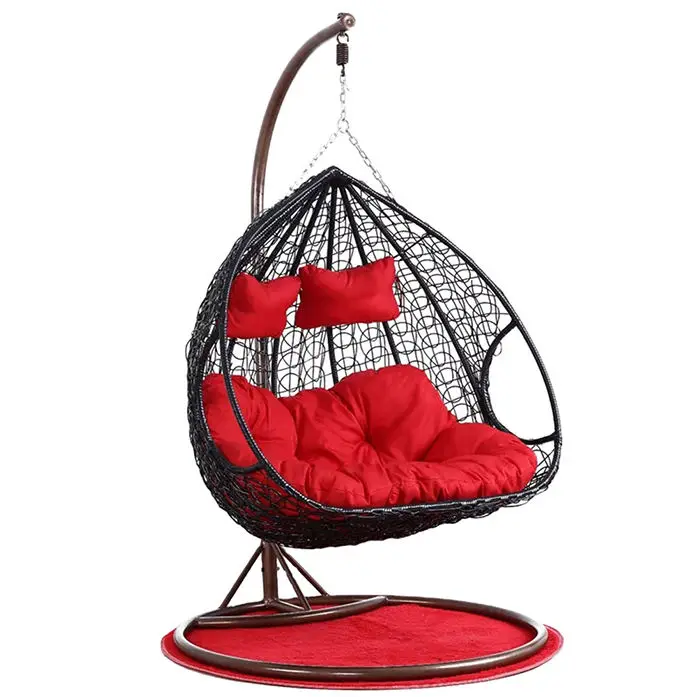 

China Factory Modern Uv-resistant Pe Rattan Outdoor Furniture Patio Chair Hanging Swing Chair