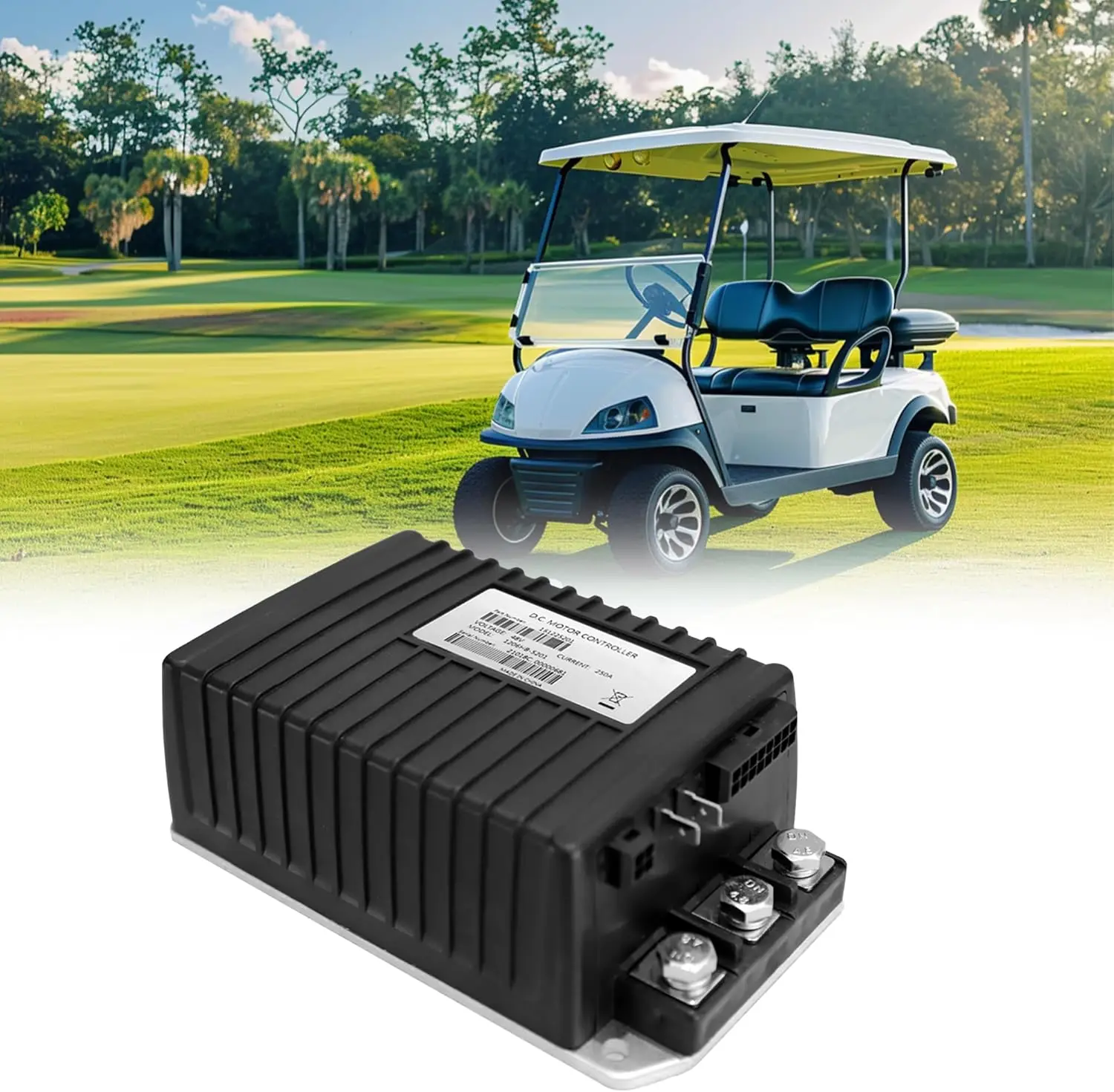 

1206HB-5201 Motor Speed Controller 48V 250A for Curtis EZGO TXT ITS Throttle Express S4/L4 Cushman Hauler 800/1000 Golf Cart