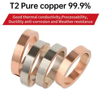 5m/10m T2 Pure Copper Strip/Nickel-Plated Copper Strip, Suitable for Spot Welding 18650,…