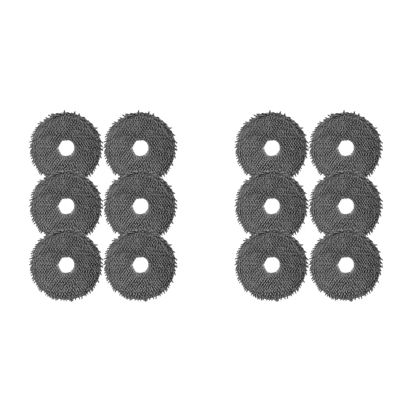 

A78E-12PCS Microfiber Mop Cloth For Irobot Roomba Plus 505 Combo/ 405 Combo Vacuum Cleaner Parts Mop Pad