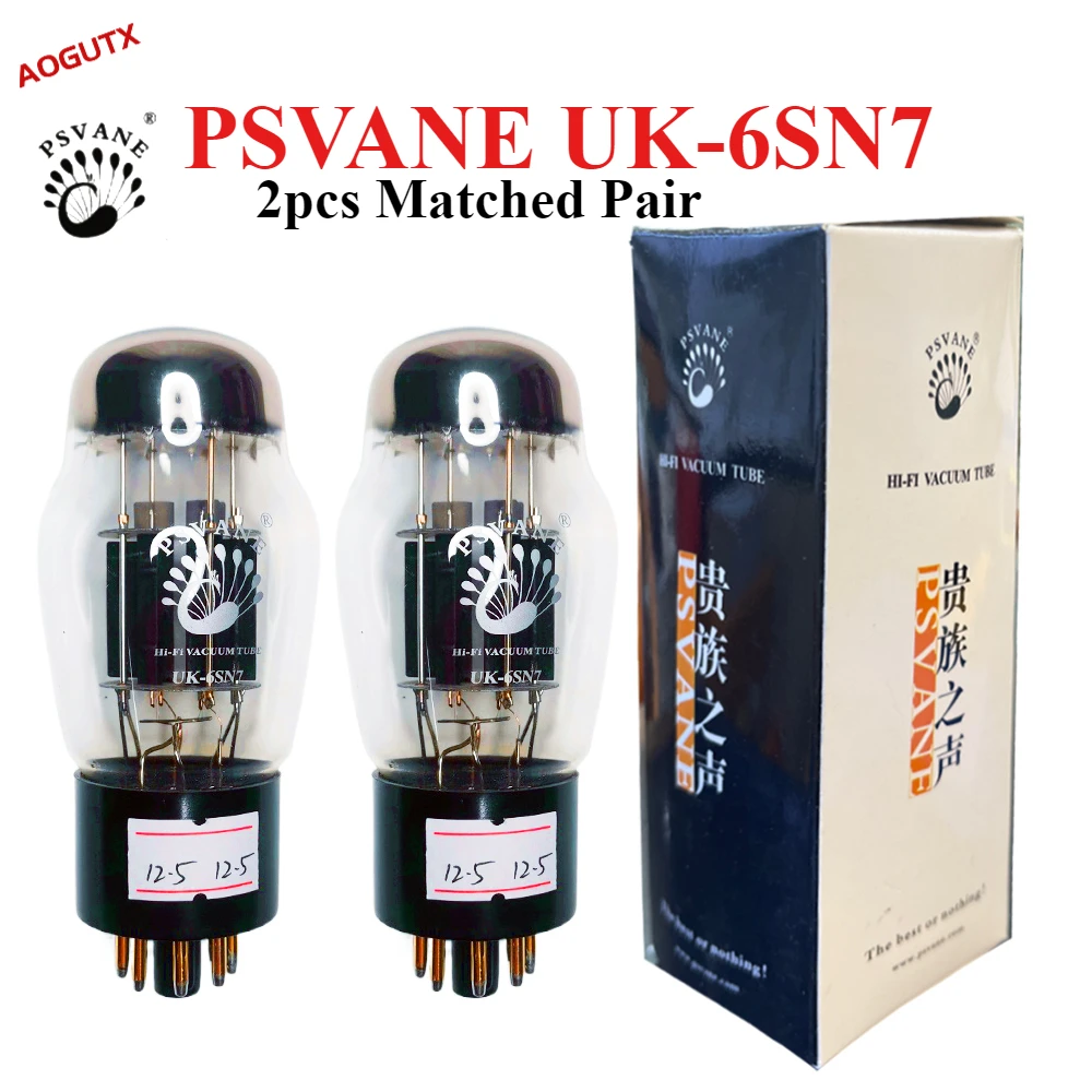 PSVANE UK-6SN7 UK6SN7 Vacuum Tube Replace CV181 6SN7 6N8P 6H8C WE6SN7 HIFI Audio Valve Electronic Tube Amplifier DIY Aogutx