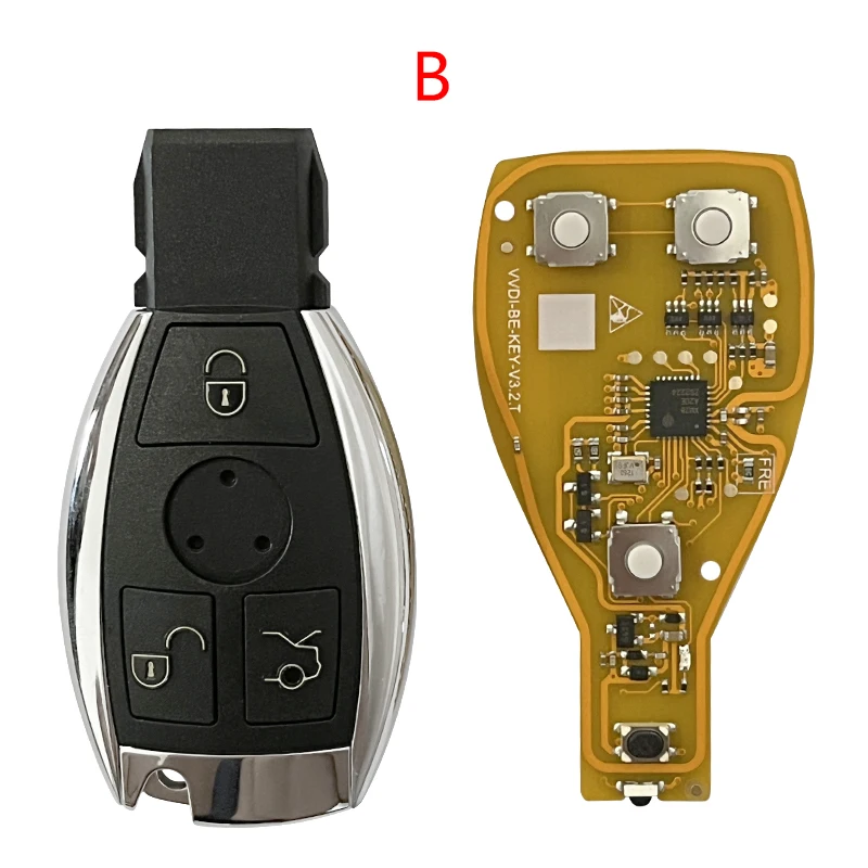 CN002096 XHORSE VVDI BE Key Pro For V3.2 PCB 315/434MHZ Remote Key Chip Improved Version Smart Key