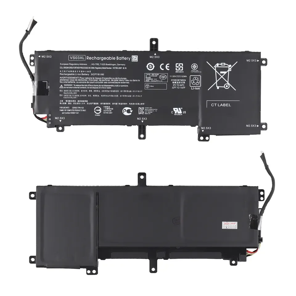 VS03XL Laptop Battery for HP Envy 15-AS 15-AS014WM 849047-541 HSTNN-UB6Y 849047-541 849313-850 Tablet 11.55V 52wh