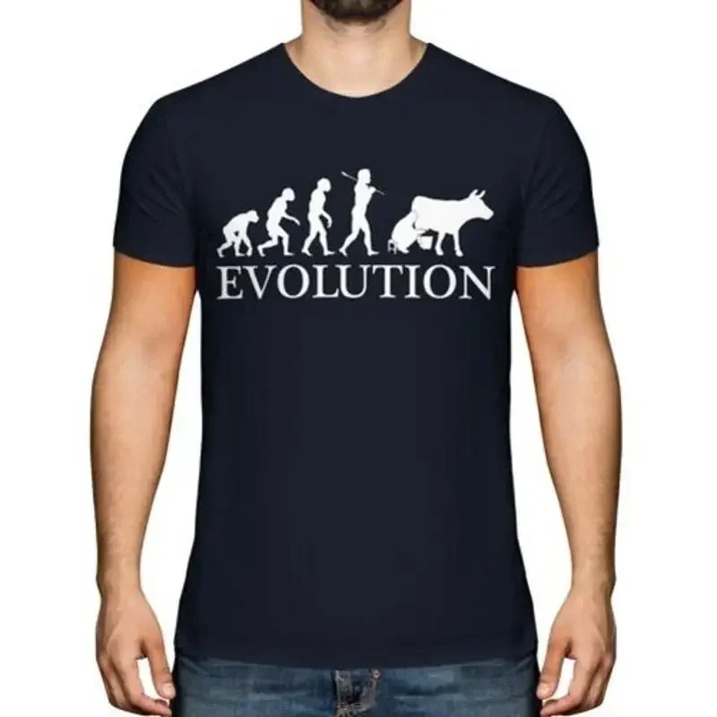 Cow Farmer Evolution Men's T-Shirt Gift S Sockling
