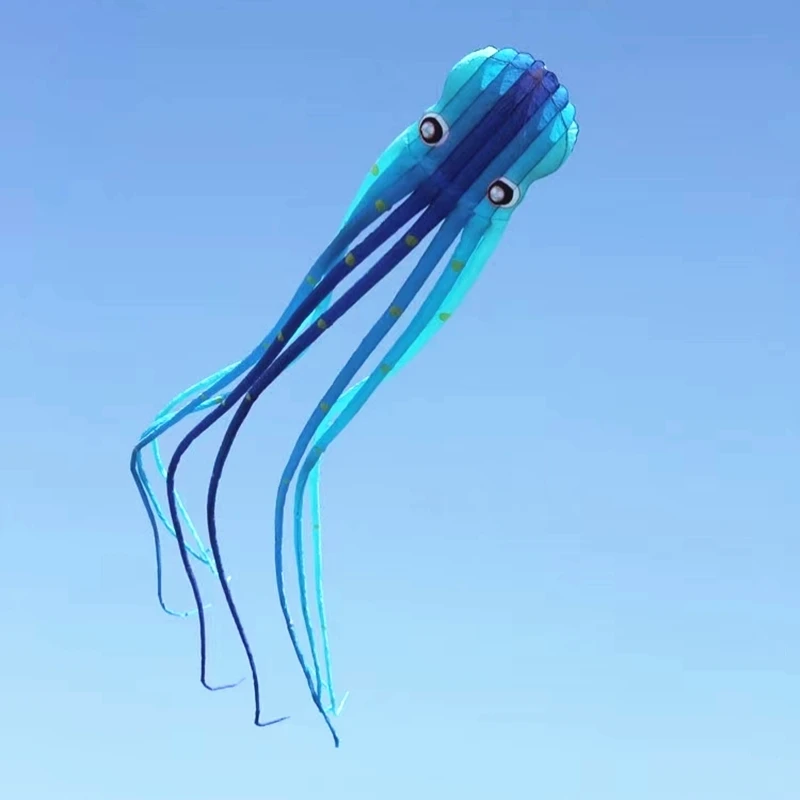 Gratis verzending 23 m octopus kite voor volwassenen kite professionele vliegers factroy zachte power vliegers opblaasbaar speelgoed draak vlieger surf