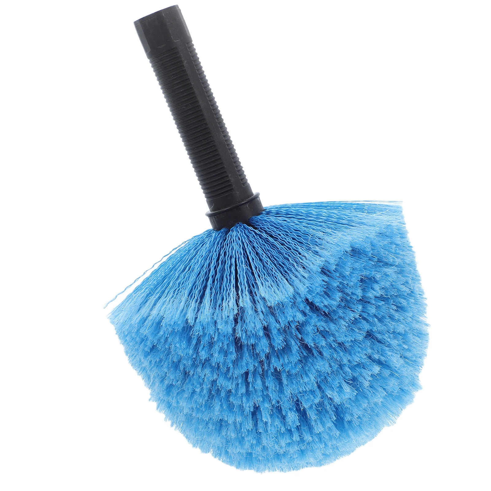 

Ceiling Brush Cobweb Duster Extension Pole Head Outdoor Remover Round Broom Heads Dusting Blue
