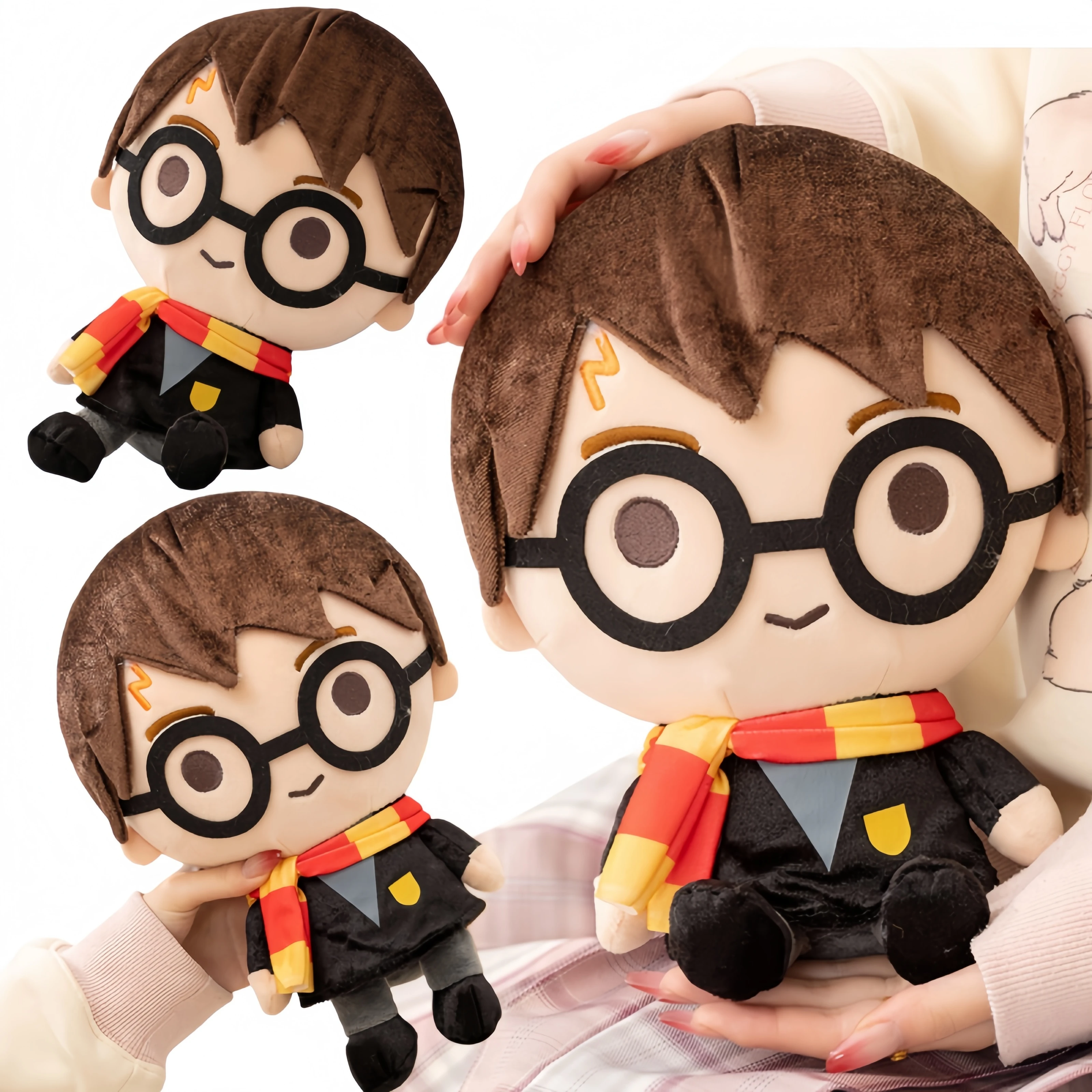 

Новые милые плюшевые игрушки Гарри Поттер в новом стиле, мультяшные аниме-куклы Гарри Поттер, коллекционные плюшевые игрушки, подарки